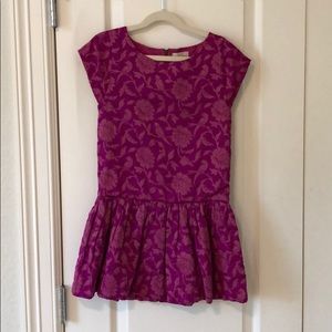 Peek Drop Waist Dress